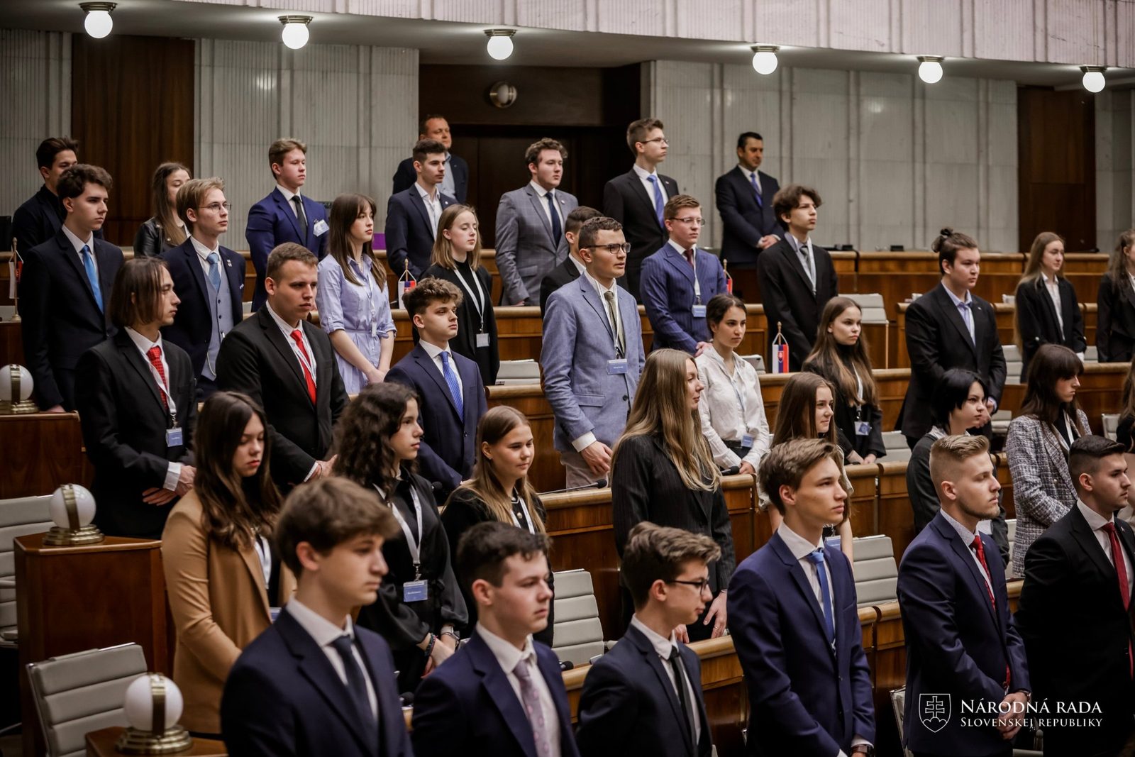 MPS participants in the National Council chamber
